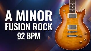 A Minor Groovy Fusion Rock Backing Track | 92 BPM