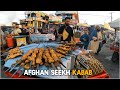 Mouthwatering Delight: Crafting Authentic Afghan Seekh Kebabs | 4K