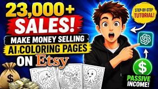 I Made $23,000 Selling AI Coloring Pages on Etsy 🚀