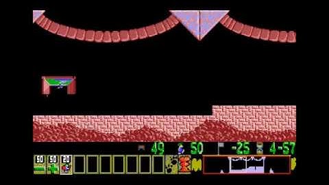 Original Lemmings Speed Run in Neo Lemmix