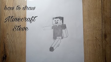 How To Draw Minecraft Steve With Diamond Armor