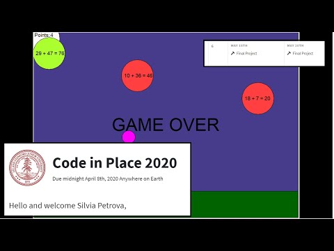 Code In Place Final Project BY Silvia Petrova