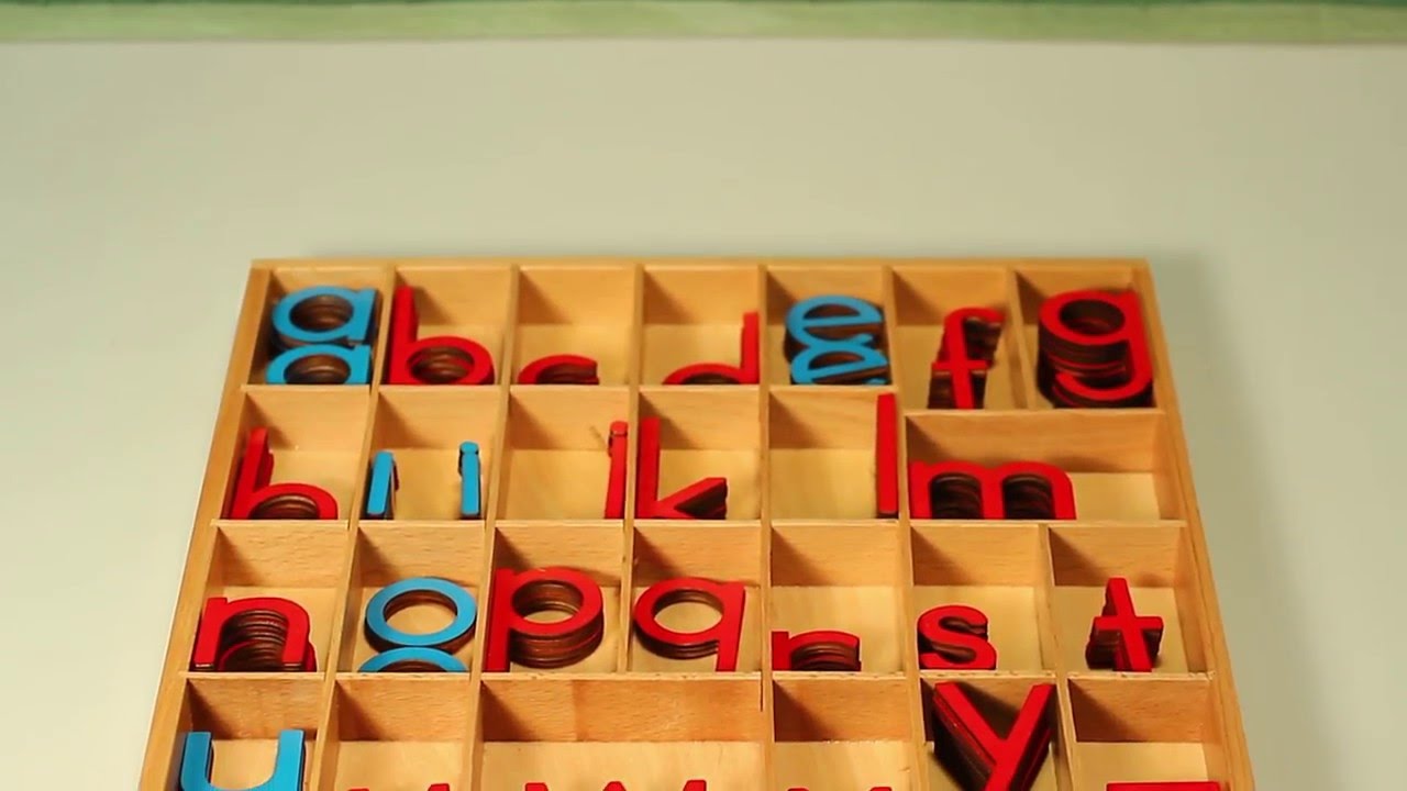 Alison's Montessori (L07) Small Movable Alphabets with Box YouTube