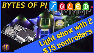 Lichtshow achter de schermen - 2 goedkope controllers en WLED