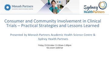 Consumer and Community Involvement in Clinical Trials