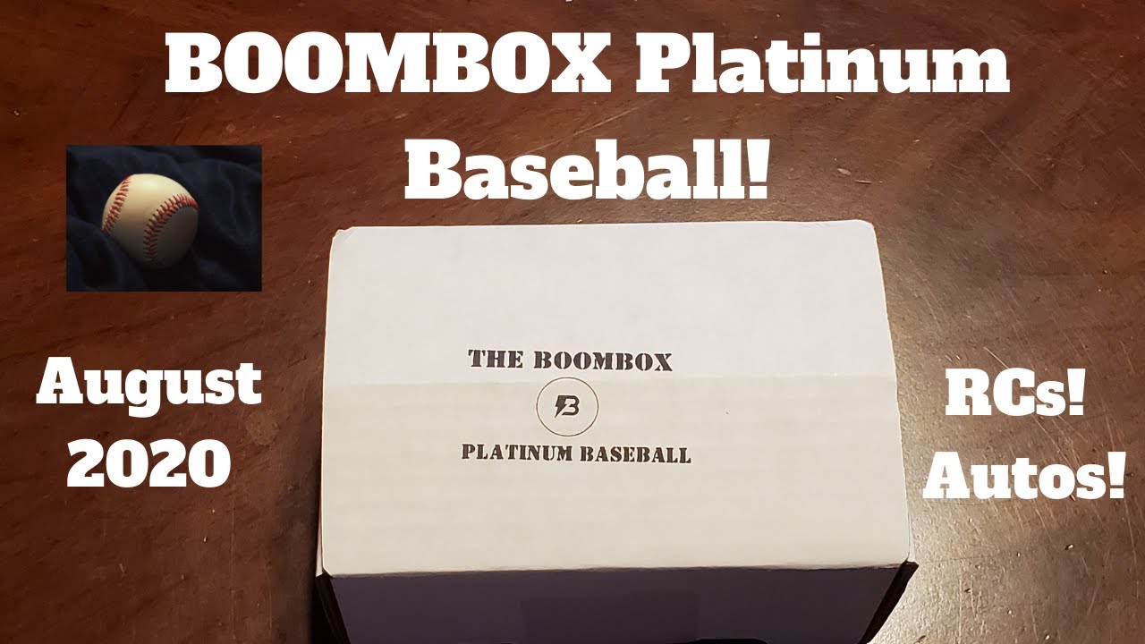 BOOMBOX Platinum Baseball Cards Box Opening! August 2020 YouTube