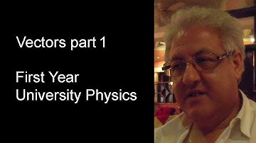 Vectors part 1 - Tutorial 1 - First Year University Physics