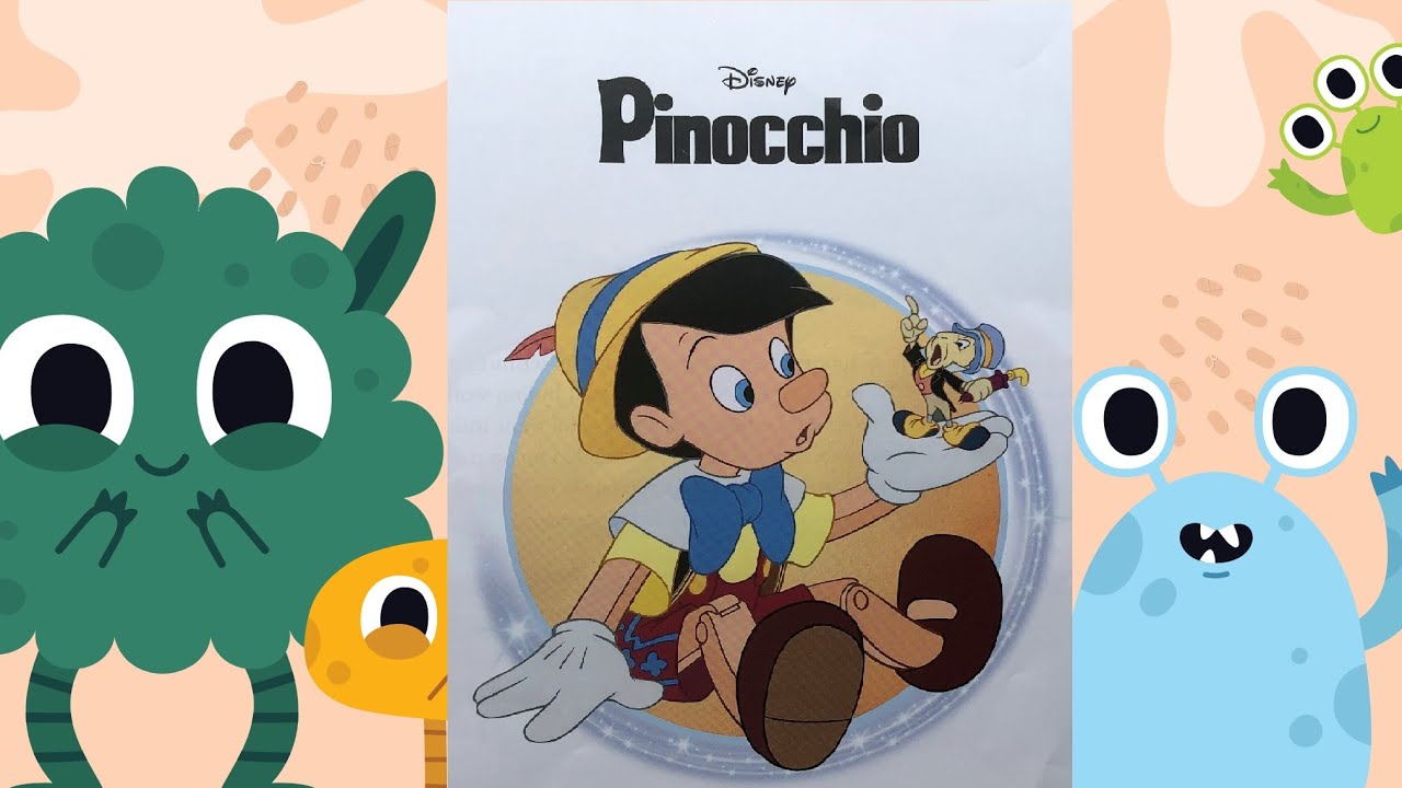 📚 Pinocchio by Walt Disney - Kids Book Read Aloud