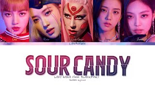 Lady Gaga & BLACKPINK - Sour Candy | Greek Lyrics