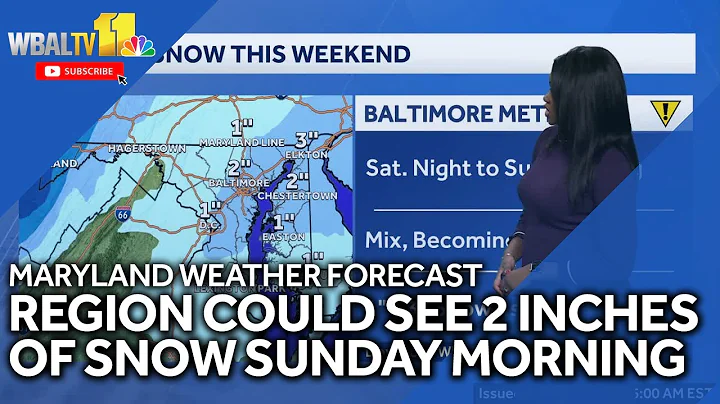 Maryland weather forecast: Temps remain cold Friday, snow moves in over weekend