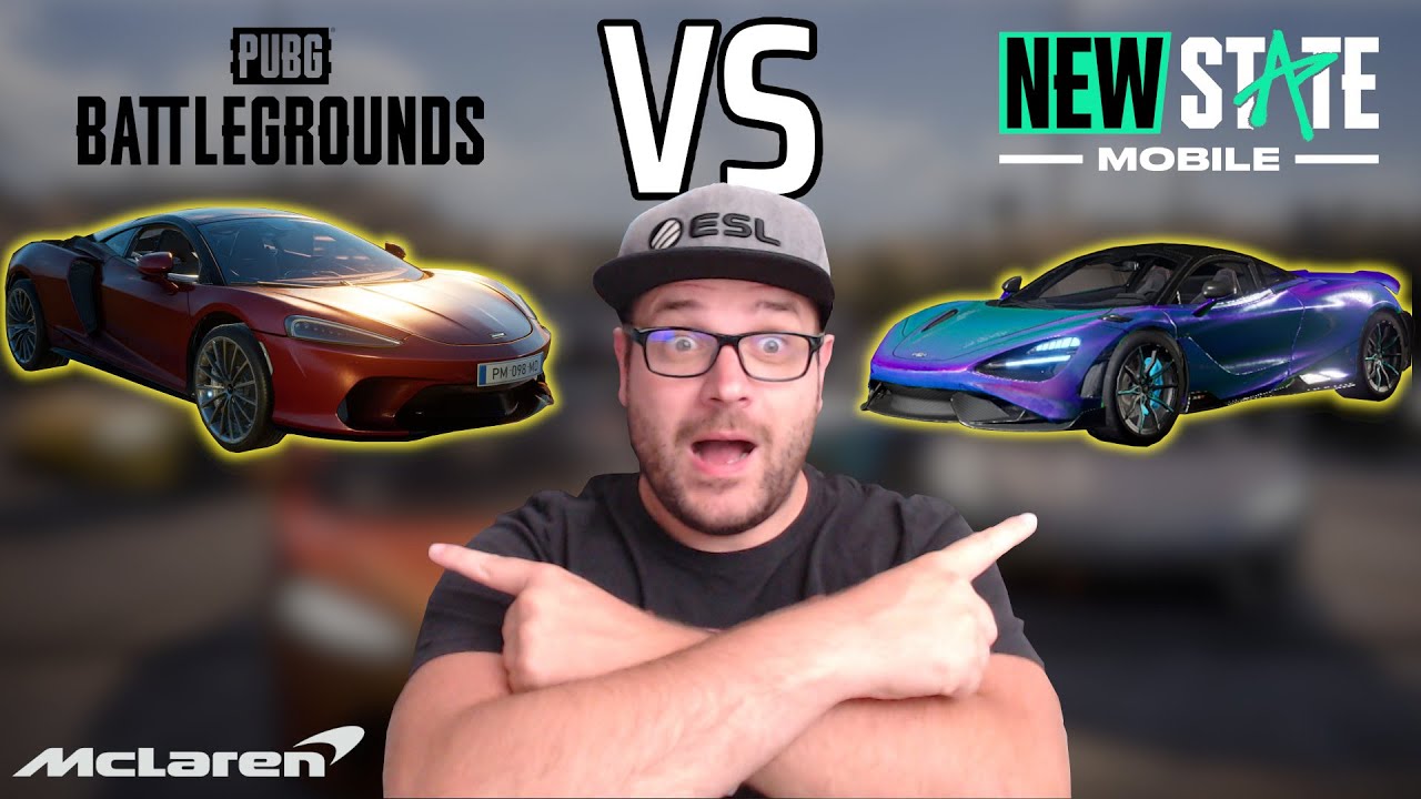 McLaren Collaboration - PUBG Battlegrounds VS New State Mobile