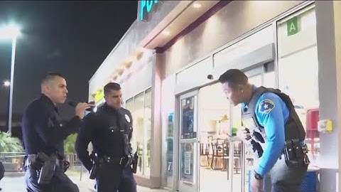 Security guard shot with paintballs