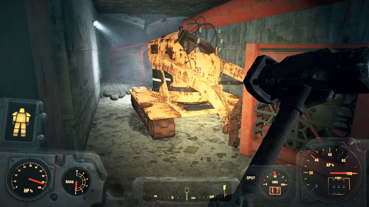 Fallout 4 Liberty Reprimed Legendary Bloodied Sledgehammer Ghouls