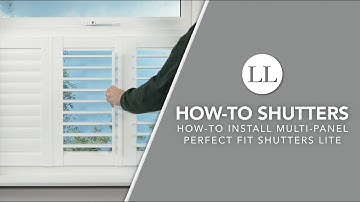 How to Install Your Multi-Panel Perfect Fit Shutters Lite | How-to Blinds