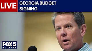 WATCH LIVE: Gov. Brian Kemp signs new state budget