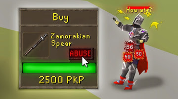 THE CHEAP *BROKEN* SPEAR IS OVERPOWERED?! (ZAMORAKIAN SPEAR) + 20M PKP GIVEAWAY! - Roat Pkz RSPS