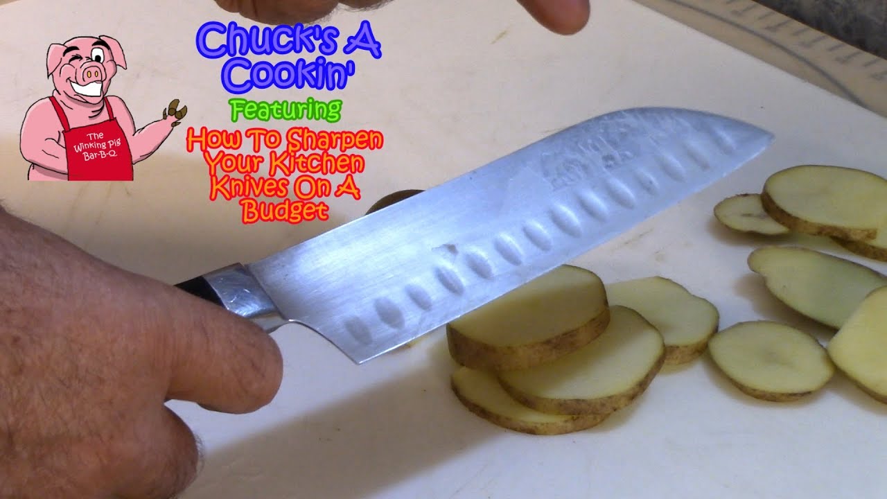 How to Sharpen Your Kitchen Knives on a Budget YouTube