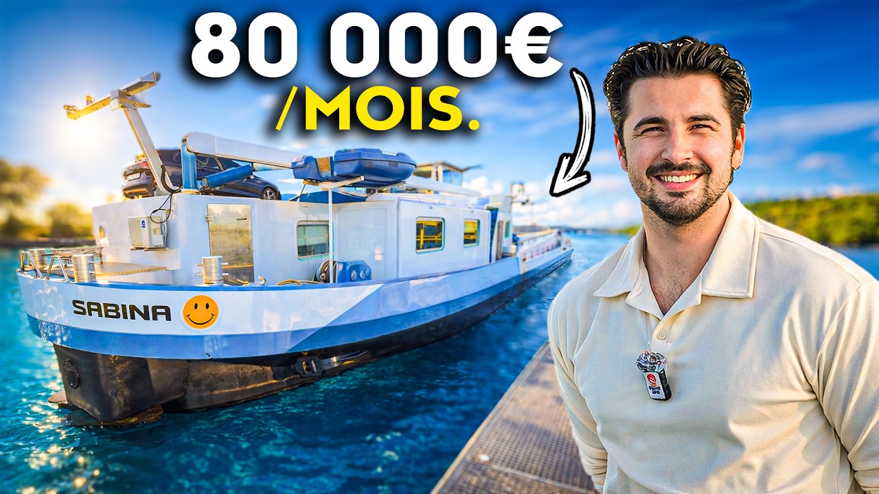 23 ans, travail 24h sur 24h : Il GAGNE 80 000€ par MOIS avec sa PÉNICHE !