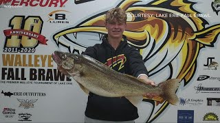 One big walleye could mean big money for Lake Erie Fall Brawl anglers 