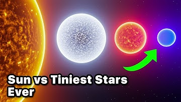 Sun VS Smallest Stars In The Universe