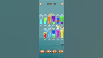 Water color sort level 1746 #androidgameplay #watersortpuzzle #shorts