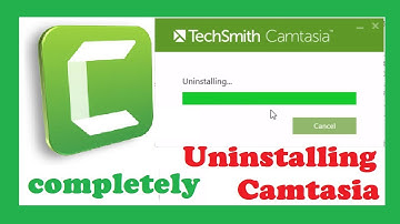 Uninstalling Camtasia studio 9 completely from windows