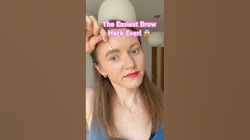 The Easiest Brow Hack Ever! 😱 #beauty #makeup