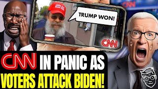 CNN Hosts Fight Back TEARS As 70% of Voters Say Biden Did NOT Win 2020 Election | Literally Shaking