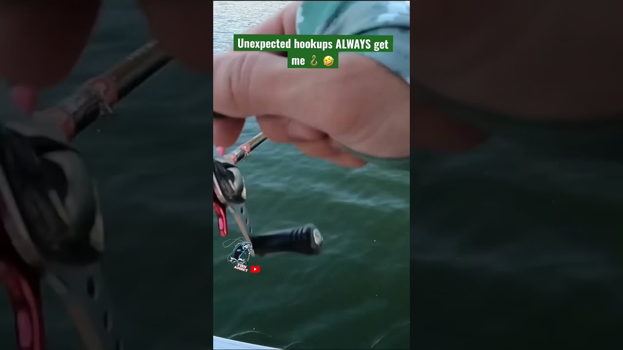 Who gets this excited when they see their pole go down! 🤣🎣 