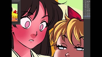 Sailor Moon Screencap Redraw Time-lapse