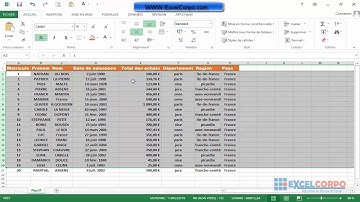 Comment  sélectionner une cellule dans Microsoft Excel