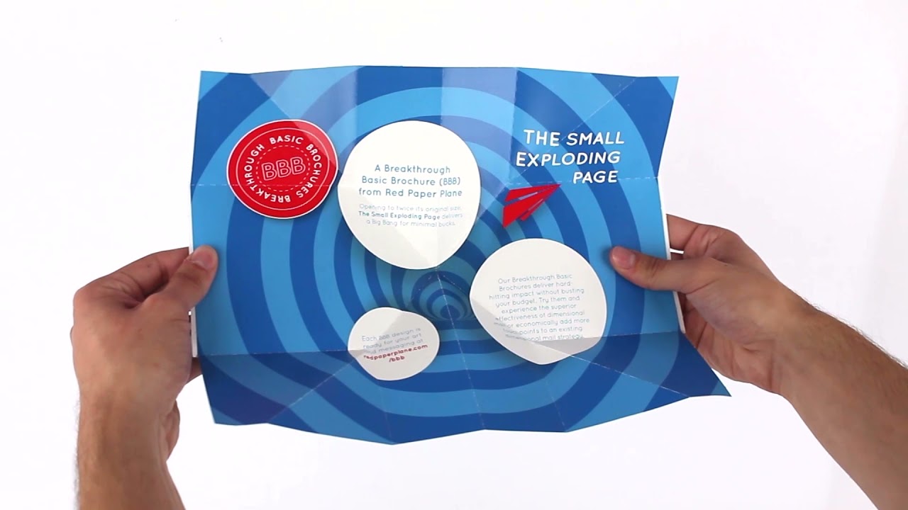 Exploding Page  - Breakthrough Basic Brochures (BBB) by RedPaperPlane.com
