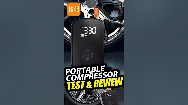 Budget AIR COMPRESSOR - RECHARGEABLE & PORTABLE - Test and Review - Temu Finds Ep.2 #shorts