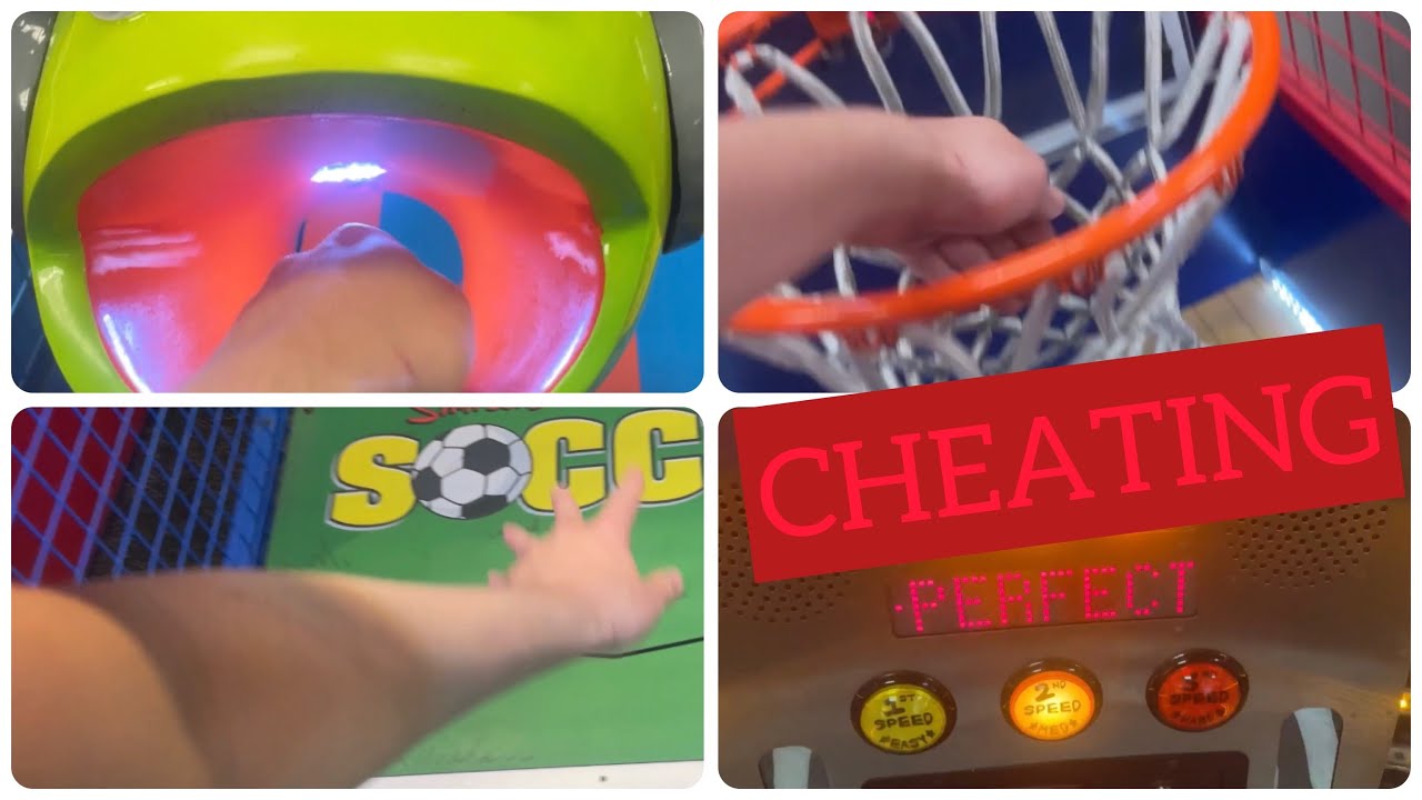 CHEATING at Chuck E. Cheese! Claw Machines and Jackpots!