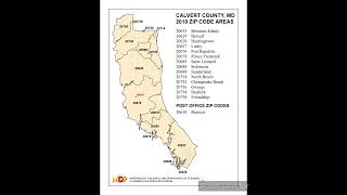 calvert county md zipcodes