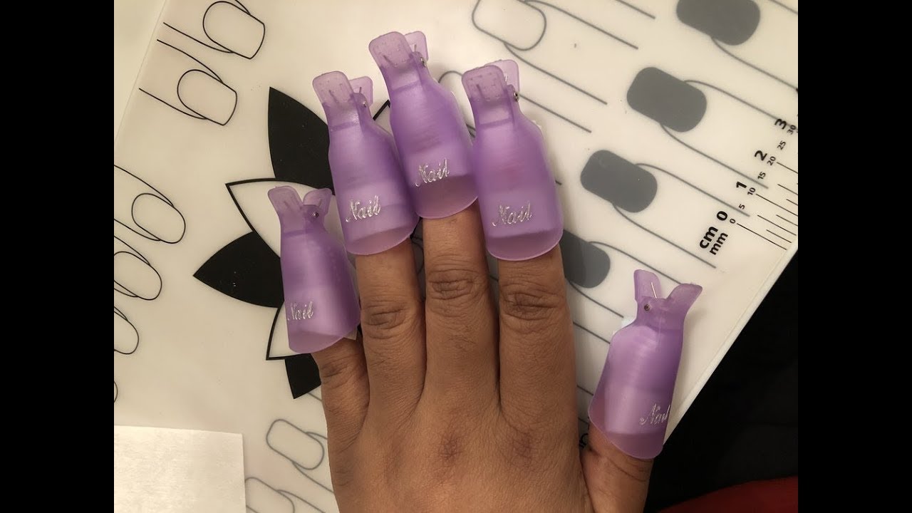BTArtbox Nail Polish Remover Clips YouTube