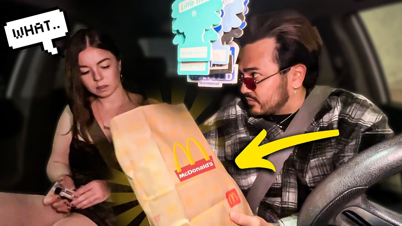 Making my Girlfriend DRESS UP for a DATE at MCDONALDS PRANK!