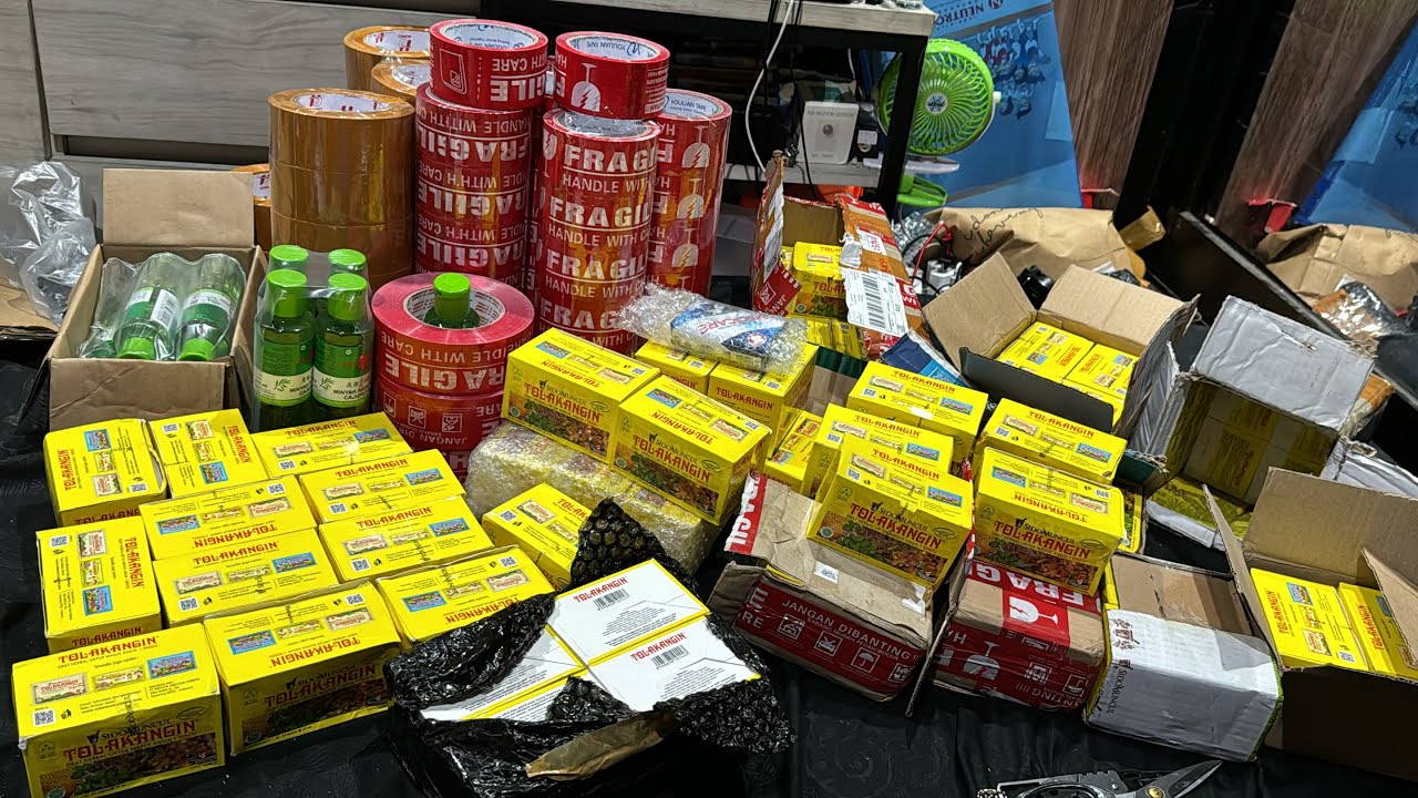 Kulakan dan Unboxing Banyak Lakban