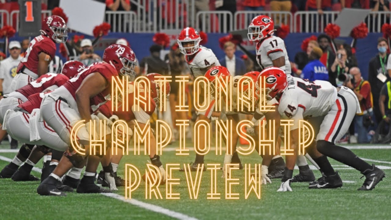 Alabama vs 2022 CFP National Championship Preview YouTube