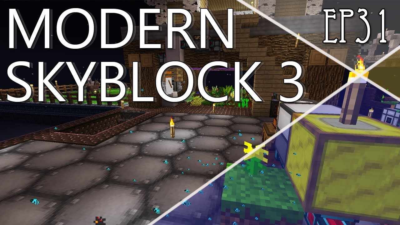 Ep31. Обновление, фантомфейс и старт пчелок. Прохождение Modern Skyblock 3: Departed Gated Mode