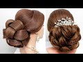 2 New Bridal Hairstyles For Long Hair || Wedding Prom Updo