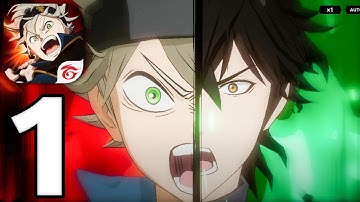 Black Clover M - Gameplay Walkthrough Part 1 - Intro & Tutorial (Ios,Android)