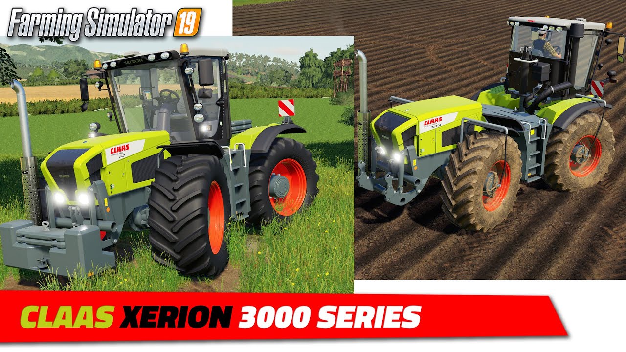 FS19 | CLAAS Xerion 3000 series v1.0 (by Smety) - review
