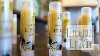 How To Make All-Natural Lip Balm with Beeswax, Shea Butter, and Coconut Oil"