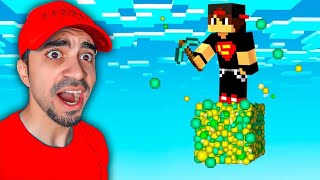 ماين كرافت لكن عندي بلوك واحد اكس بي !!! 😱🧐 ( سكاي بلوك مجنون !!! 😍🔥 ) - Minecraft ONE XP Block