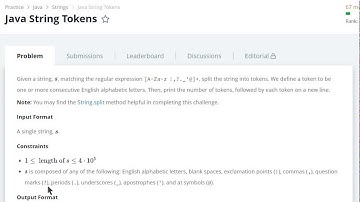Java String  - String Tokens (RegExp)