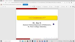 Functional Analysis - Unit I - Video 2 - 1. 5 .2