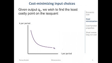 2 . Cost minimization - part 1 (Production & Supply week 2)