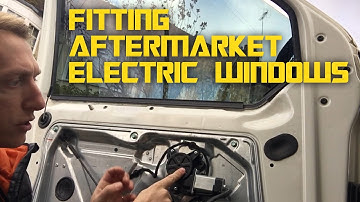 Fitting Aftermarket Front Electric Windows - Self built DIY VW T5 camper conversion