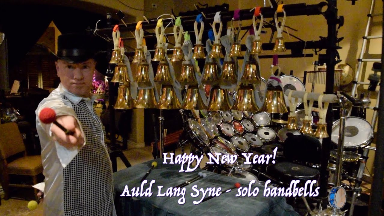 Ringing in the New Year with Auld Lang Syne 🔔 solo Handbell Choir - YouTube
